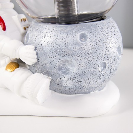 Plasma ball "On the Moon" White 14x10x19 cm Risalux-7
