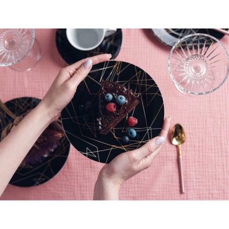 Board ceramic pies of the Cassiopeia, d = 19 cm, black color-4