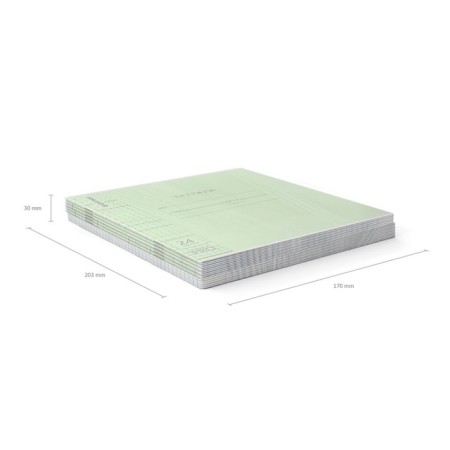 Notebook of 24 sheets in the Erichkrause cage "Coverpro Classic", plastic cover, green-6
