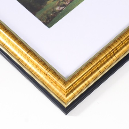 Photo frame Plastic "Office 2" 21x30 cm, gold-1