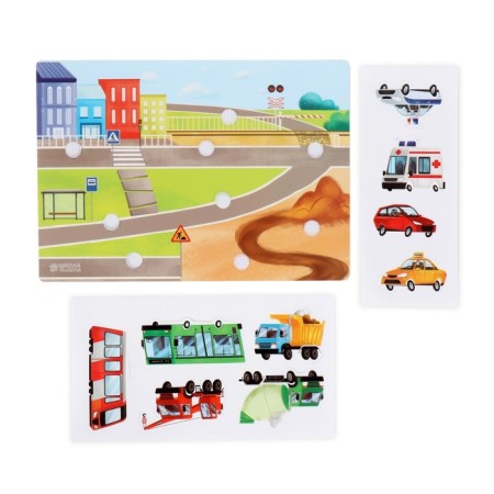 Velcro game "Fun Velcro. Transport" Mini-2