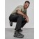 Semi -combinezone ski insulated male winter, size 54, black color