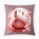 Pillow Ethel "Fiery Snake" 40x40 cm, 100% p/e, velor