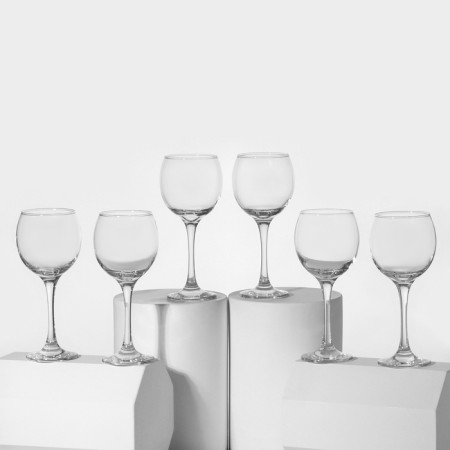 Set of glass glasses "Resto", 290 ml, 6 pcs