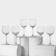 Set of glass glasses "Resto", 290 ml, 6 pcs