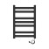 Two electric heated towel rail Laris Hephaestus ChKCh, 500x800 mm, 7 crossbars, right, black