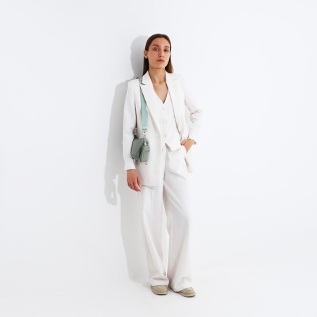 Bag Cross-Bodi with a zipper, mint color-10