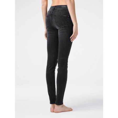 Women's jeans modeling Conte Elegant Skinny, size XL, color Washed Black-1