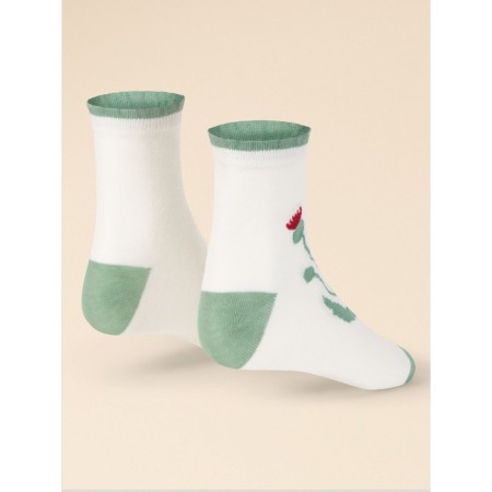 Nosk children, size 14-16, green color, milk, 2 pcs-4