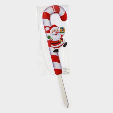 Topper decorative cane "Grandfather Frost with a gift" 16.7x67.5 cm-6