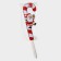 Topper decorative cane "Grandfather Frost with a gift" 16.7x67.5 cm
