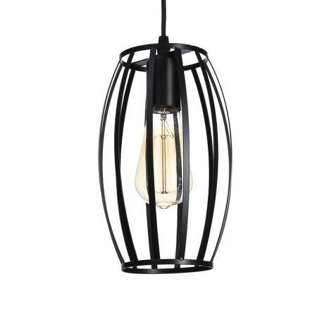 Lamp Bayerlux suspension Bayerlux 625516/1 1x40W E27 Black 16x16x27 cm-1