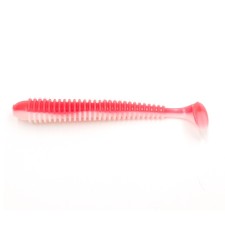 Vibro-tail Yaman Pro Betta, 5.1 cm, color #27-Red White, packaging 8 pcs.