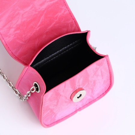 Female bag on a magnet, pink color-7