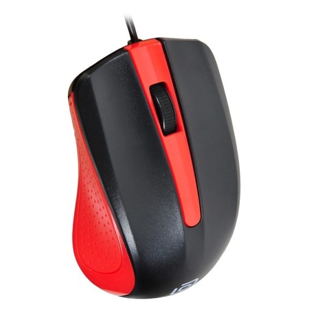 Mouse 225M black/red optical (1200DPI) USB for a laptop (3but)-4