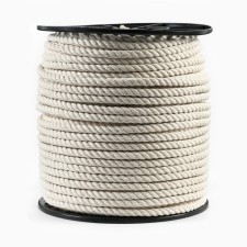 Cotton rope 10 mm (120 m) white