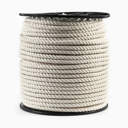 Cotton rope 10 mm (120 m) white