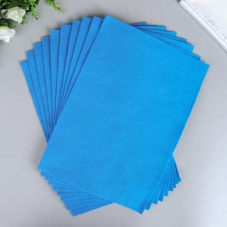 Soft felt "cornflower" 1 mm (set of 10 sheets) A4 format format-2