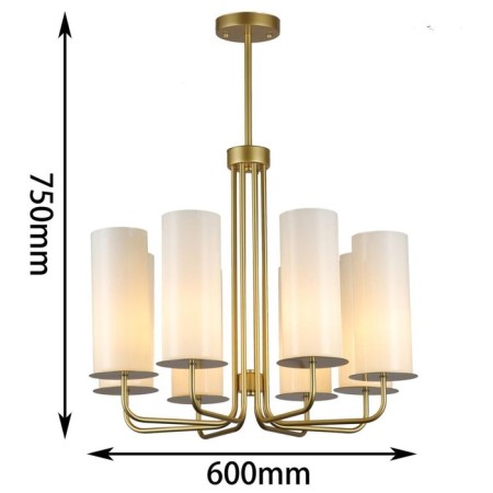 Ceiling chandelier Prometeo 600 mm, E14 320W-2