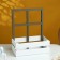 Wooden Kashpo 24 × 14 × 30 cm "Window flowerbed", with a pen, white brown giving beautifully