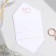 Invitation to a wedding of the PVS with embossing "Golden Rain", 17 x 10 cm