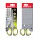 Scissors 17.5 cm, titanium, handles with anti -slip rubber inserts