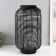 Metal candlestick, PVC "flashlight. Black lady" black 40.5x23x23 cm