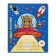 Notebook of 12 sheets in the Animals in Space cage, covered cartoon, mix