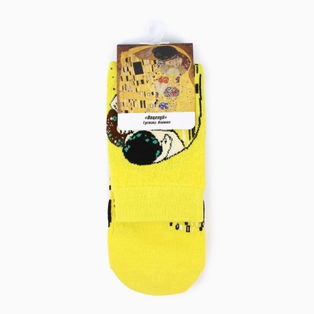 Unisex "kiss" Gustava Klimt, yellow color, size 35-42-2