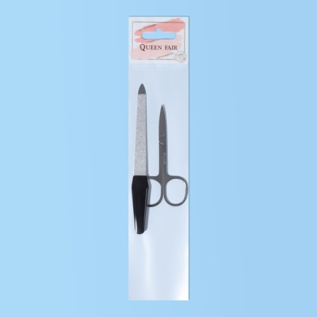 Manicure set, 2 objects, black/silver color-5