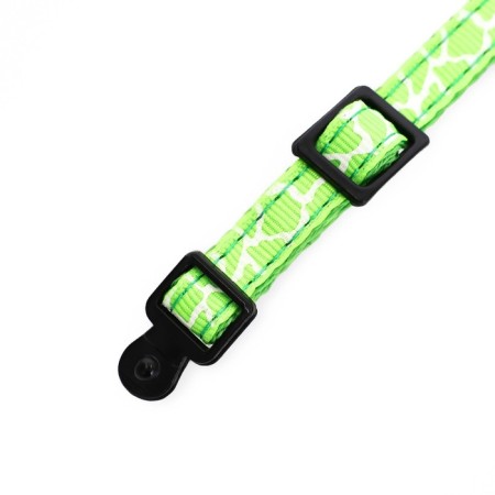 Fly collar "giraffe", 30 x 1 cm, green-4