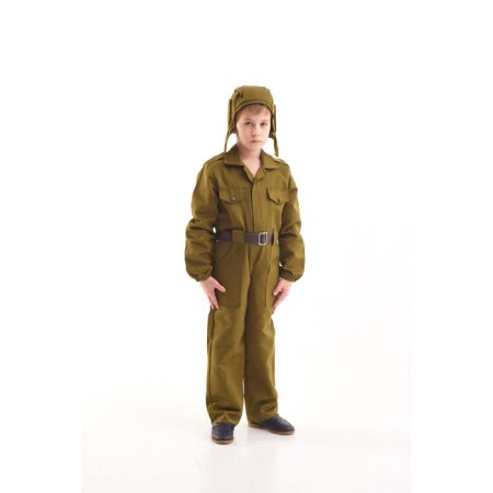 Carnival costume "Tanker", 3-5 years old, height 104-116 cm