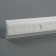 Ceiling plinth 206049, white 43x43x2000 mm