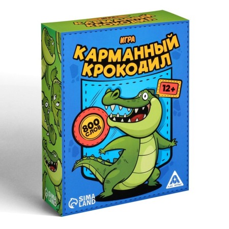 Game "Pocket Crocodile", 100 cards, 12+-4