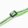Collar "sport" with a reflective strip, 31 x 1 cm, green