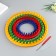 A set of knitting devices 4 pcs hook and needle in the kit D = 14 cm, 19 cm, 24 cm, 30 cm