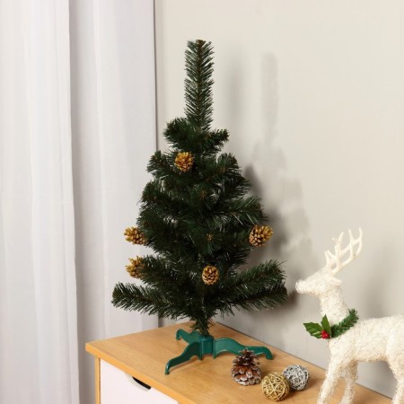 Christmas tree tree "Christmas" (cones gold) 60 cm