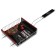 Ground grill Universal Maclay, 20x20 cm, stainless steel, for barbecue