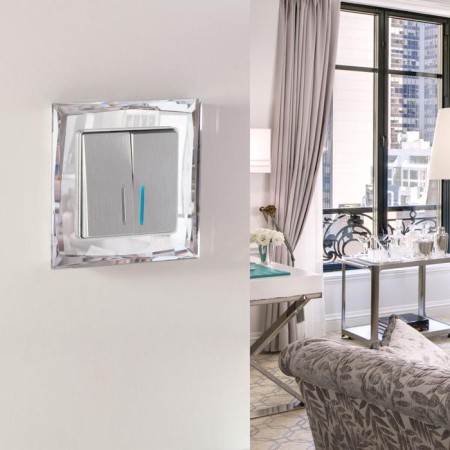 Frame for 1 post WL08-FRAME-01 Color Mirror, Glass material-3