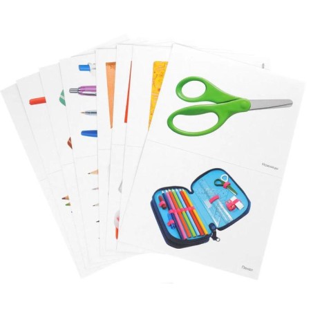 School accessories. Visual - didactic manual-1