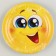 Disposable paper plate "Smiley" (18 cm)