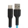 Cable Smartbuy S21, Type -C - USB, 3 A, 1 m, charging + data transfer, blue