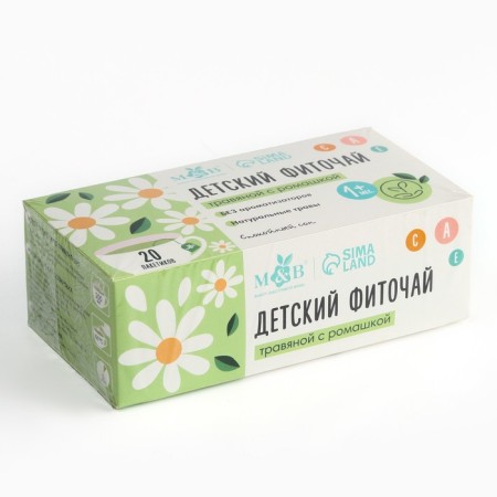 Children's phytochi m & b, herbal with chamomile, 1+ month, 20 p-12