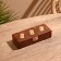 Game table "Domino" in a casket 20x7.5x5 cm, a tree shisham