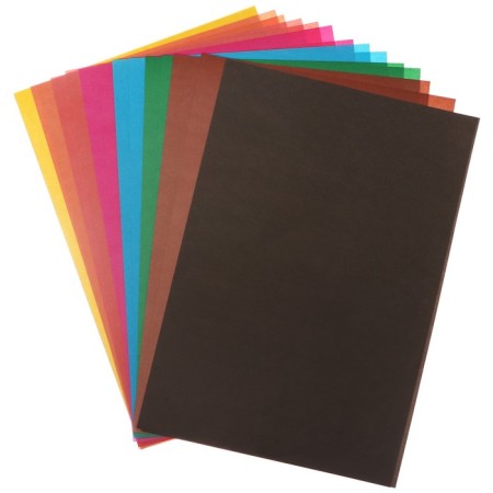 Colored paper A4, 16 sheets, 8 colors, newspaper, bilateral, in the folder-4