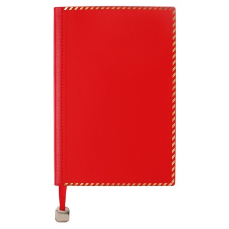 Deliciper of Leduced A5, 80 sheets, line, cover of leatherette, with a handle, in a gift box, red