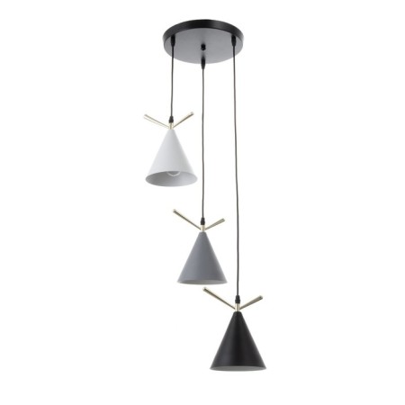 Bayerlux lamp "Scandy" 3he27 40W gray black black 26x26x26-126cm