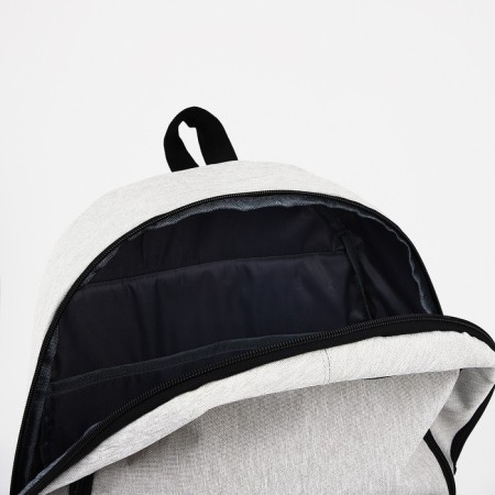 School backpack from lightning textiles, Fulldorn, 4 pockets, color gray color-5