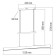 Ralph lamp, size 6.8x210x152 cm, 50W 3XLED IP 20