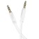 Hoco UPA16, Jack 3.5 mm (M) cable - Jack 3.5 mm (M), 2 m, TPE, white